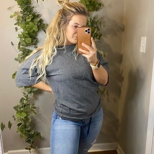 Lululemon Oversized SS Sweatshirt 6 grey